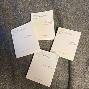 Maison Francis Kurkdjian samples
